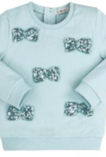 EMC Sequin Bow Fleece Top
