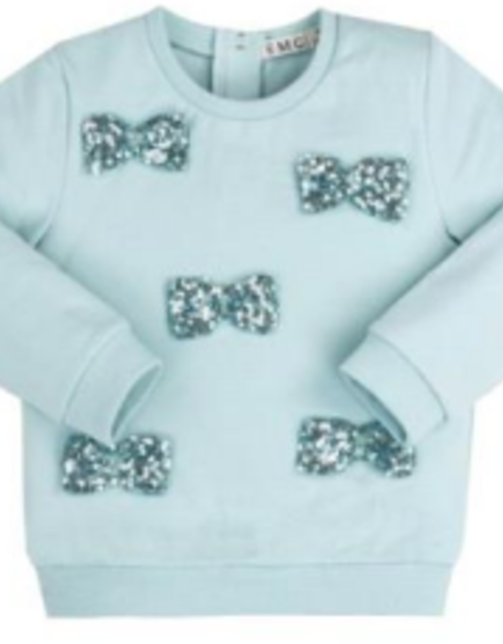 EMC Sequin Bow Fleece Top