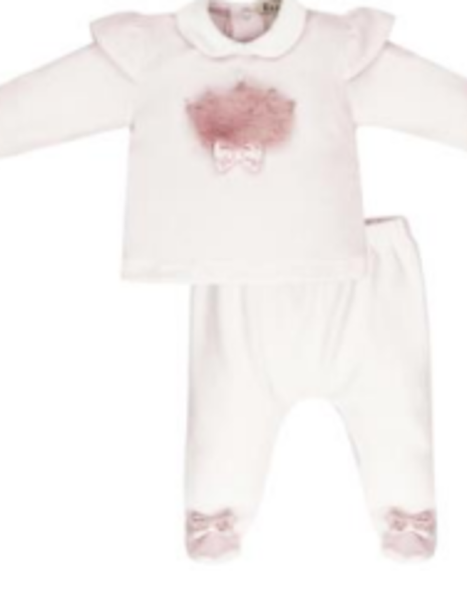 EMC Rose Knit Velour Set w/Collar