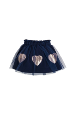 EMC Navy Tulle Skirt w/Hearts