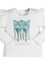 EMC White Stilleto Long Sleeve