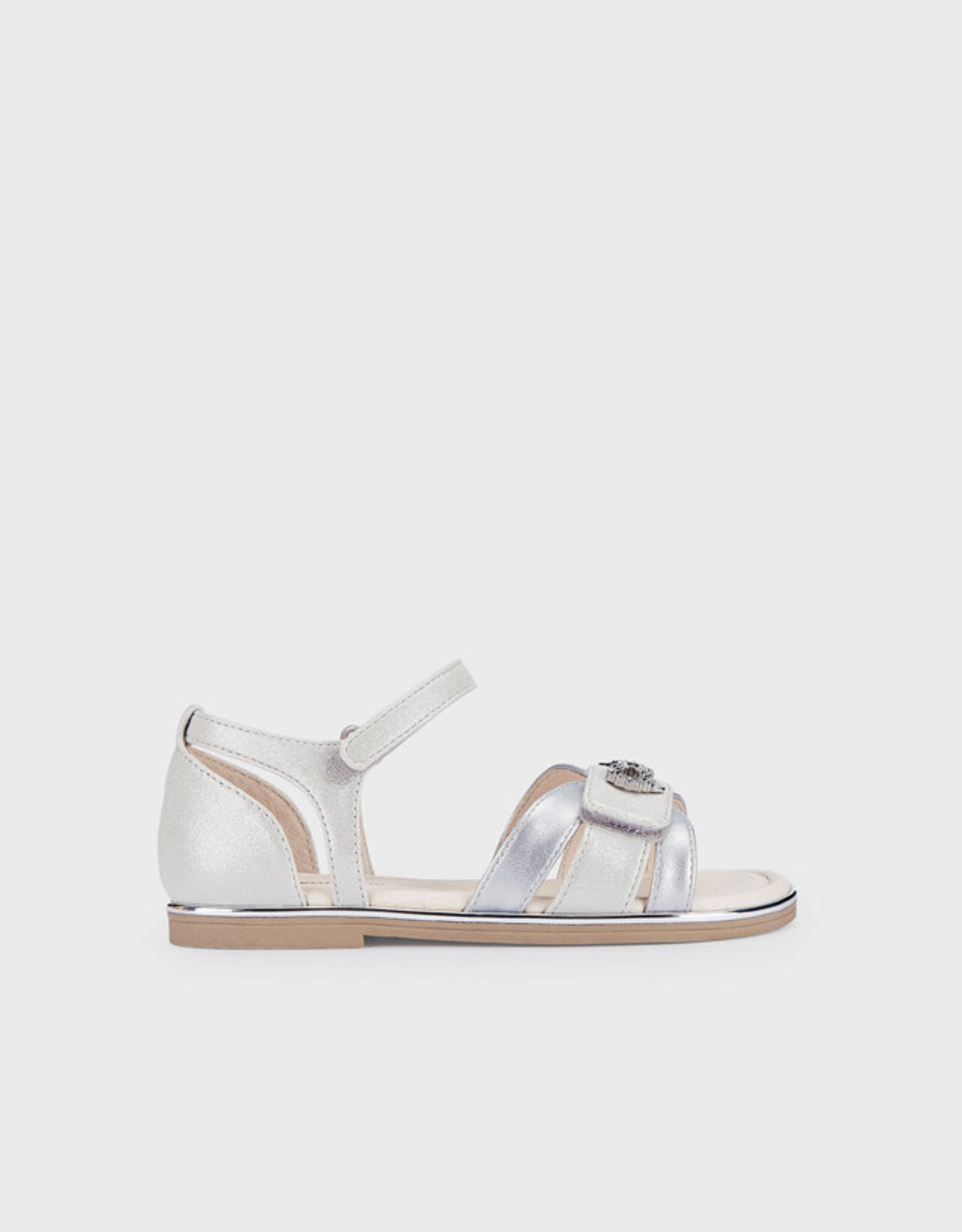 Mayoral Silver Formal Sandals