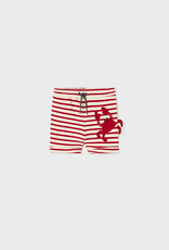 Mayoral Red Lobster Knit Shorts