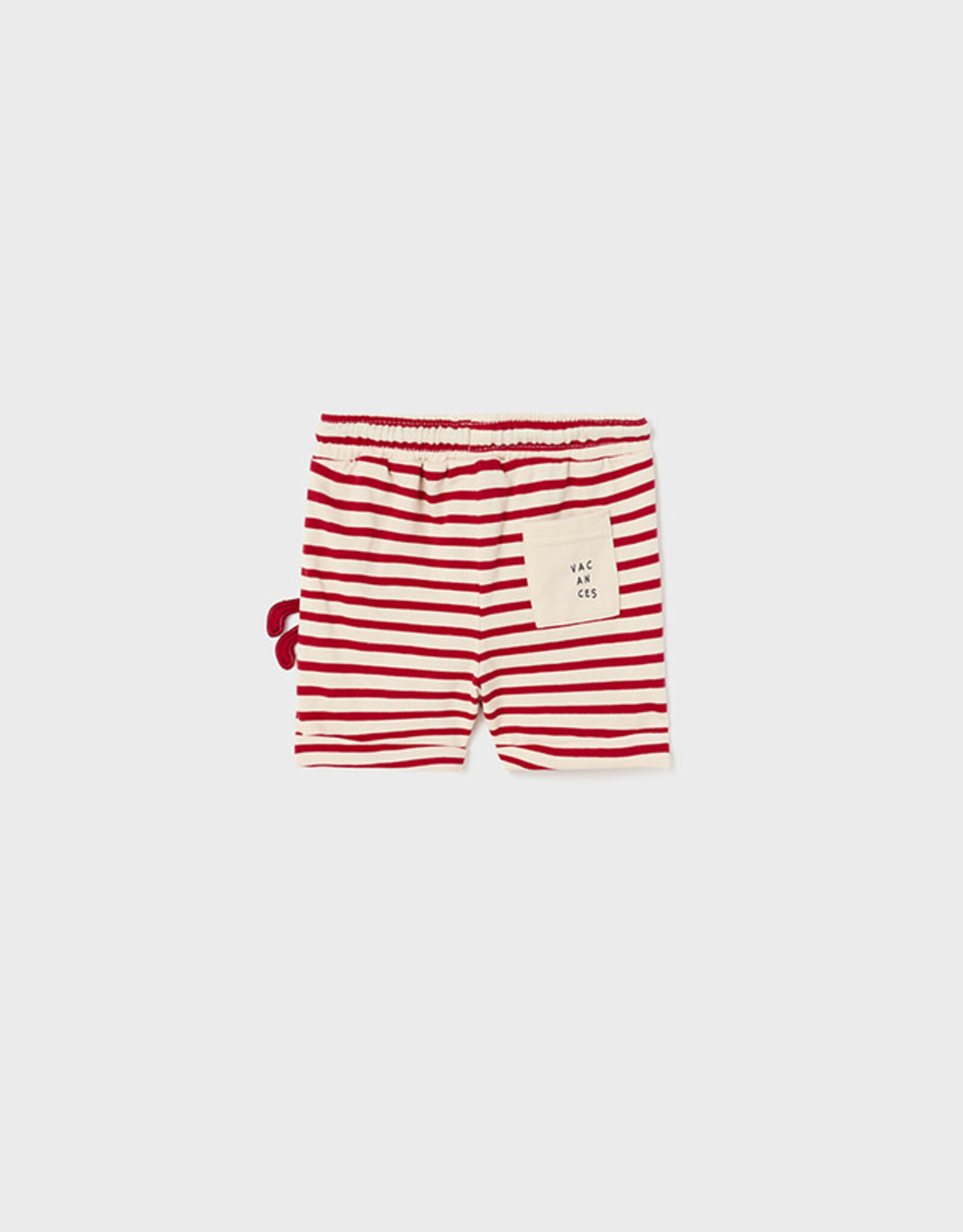 Mayoral Red Lobster Knit Shorts