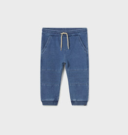 Mayoral Medium Wash Denim Jogger Pants