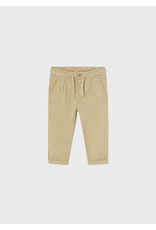 Mayoral Beige Linen Relax Fit Pant