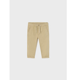 Mayoral Beige Linen Relax Fit Pant