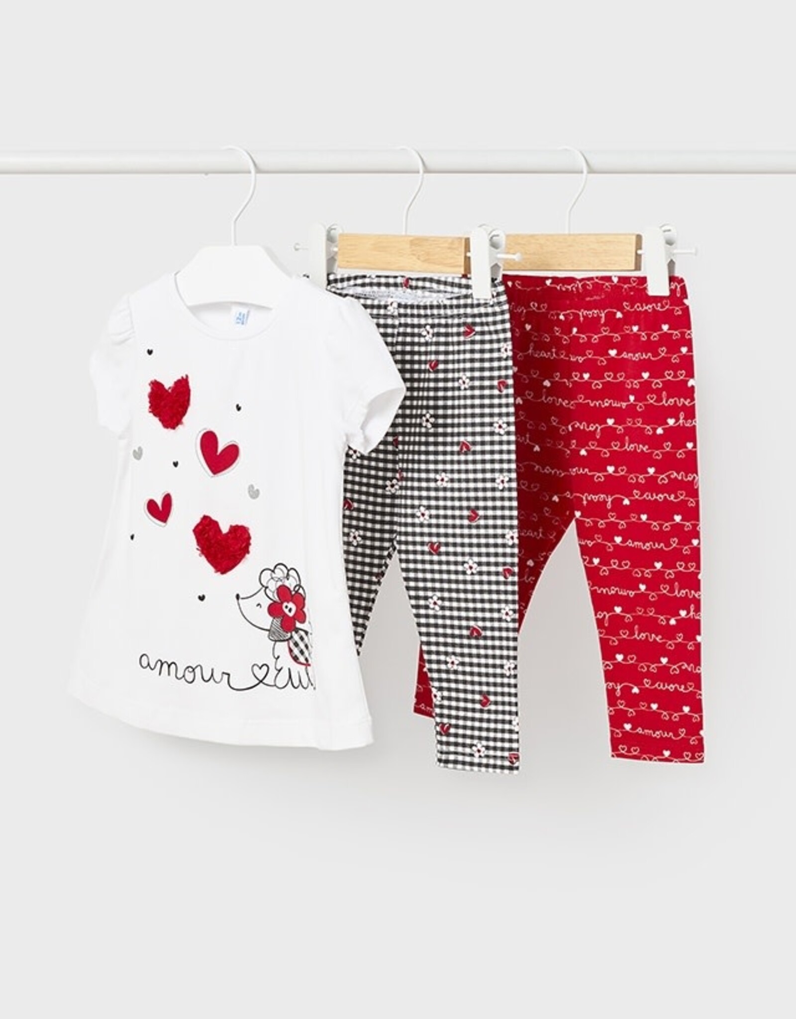 Mayoral Amor Leggings Set (3 garments)