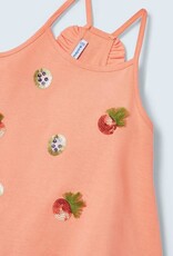 Mayoral Peach Fruit Tank Top
