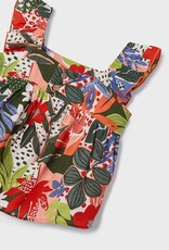 Mayoral Orange Tropical Blouse