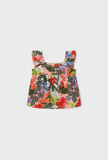 Mayoral Orange Tropical Blouse