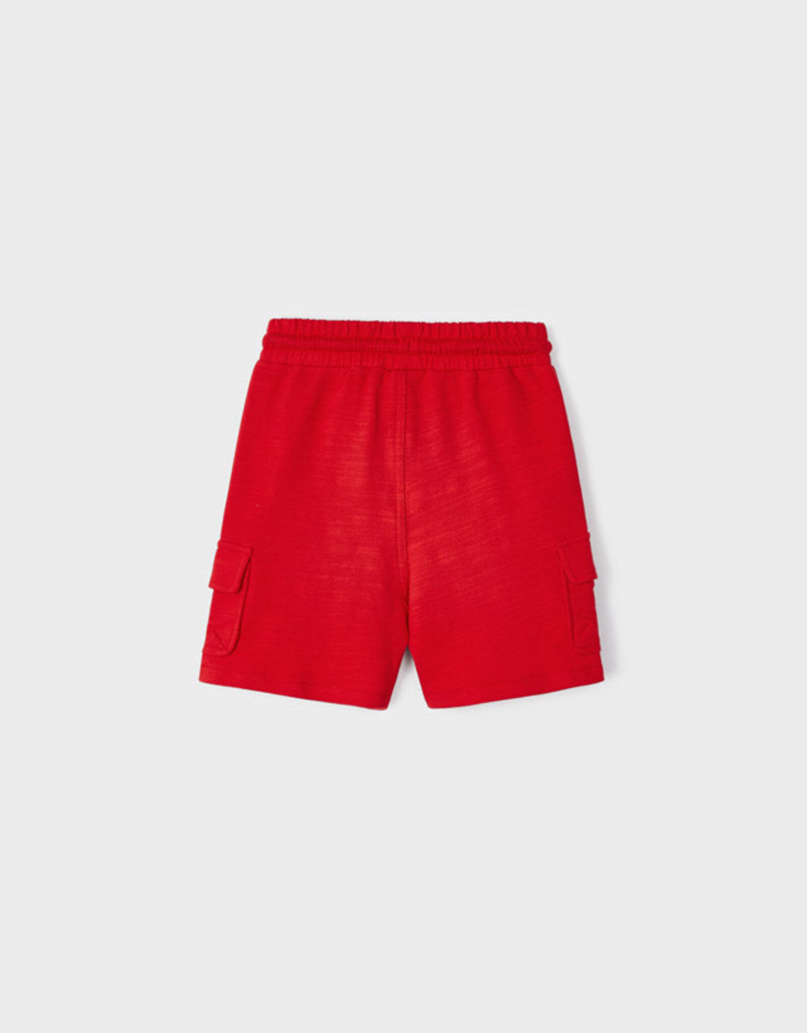 Mayoral Red Cargo Shorts