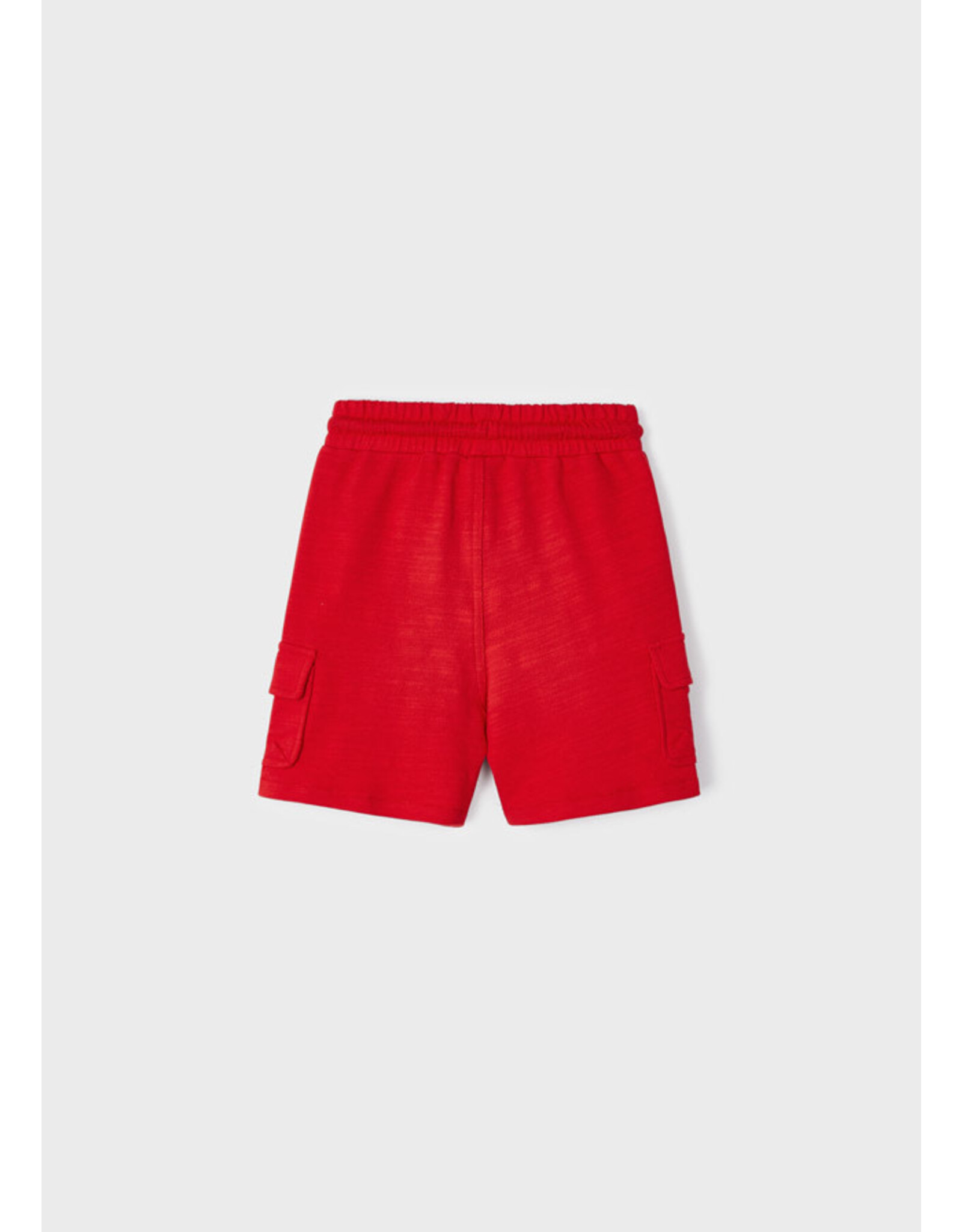 Mayoral Red Cargo Shorts