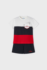 Mayoral Red Adventure Knit Set