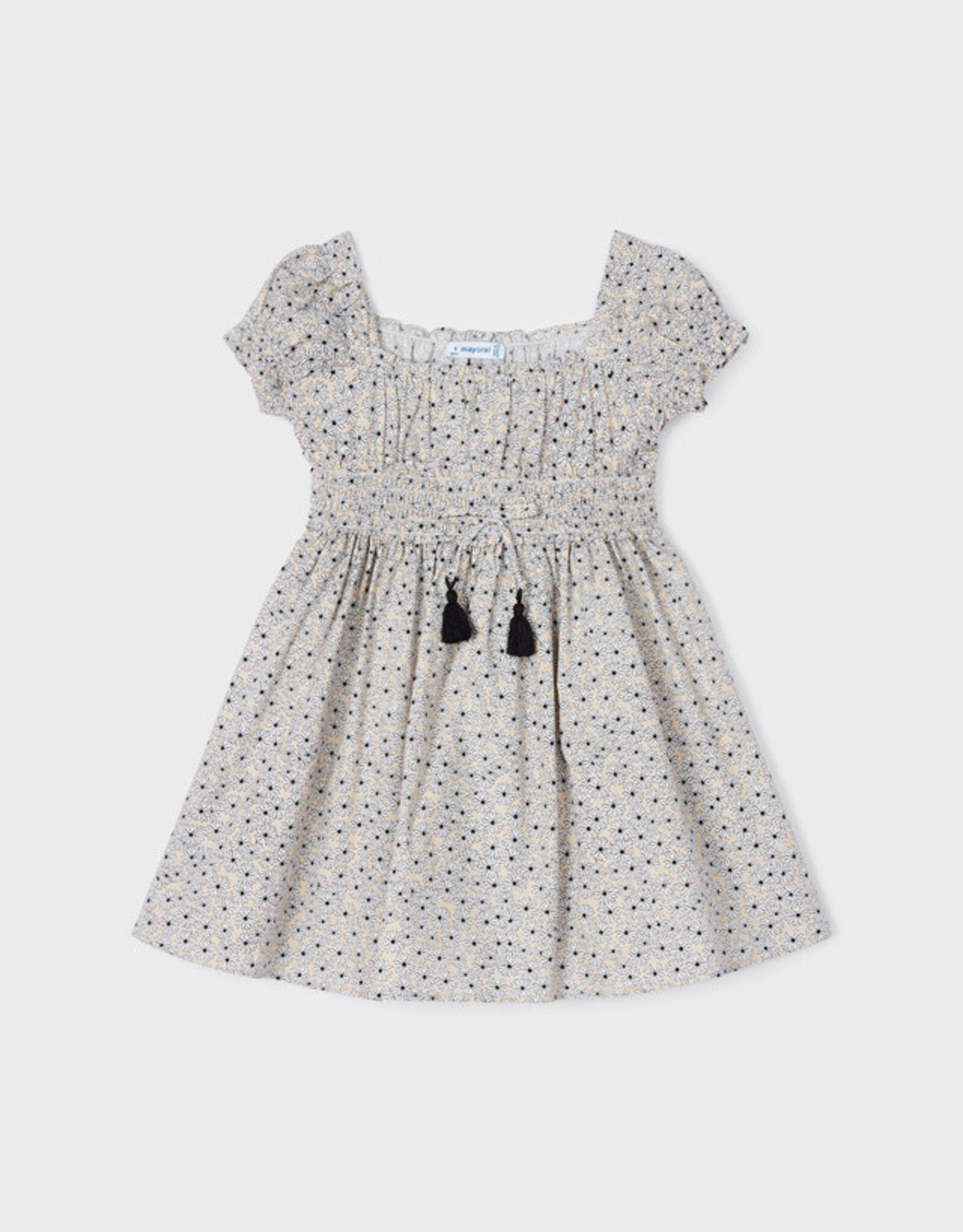 Mayoral Almond Floral Print Dress