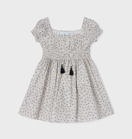 Mayoral Almond Floral Print Dress