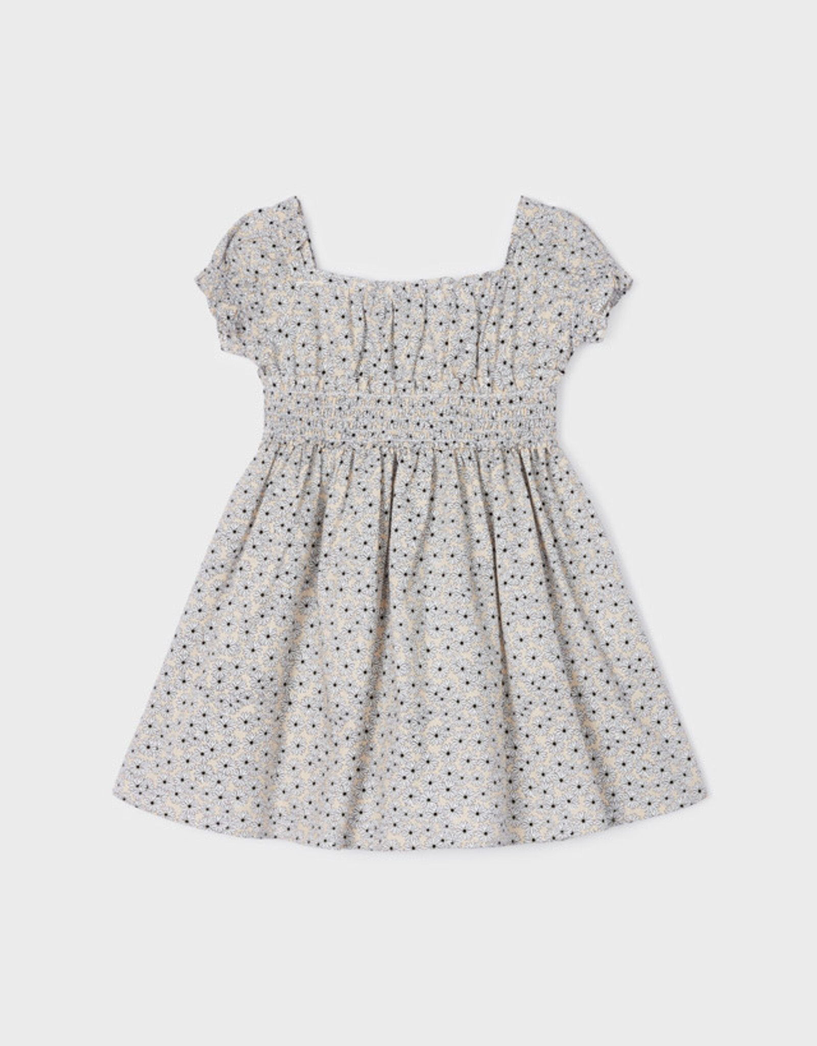Mayoral Almond Floral Print Dress