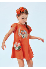 Mayoral Orange Zoo Dress