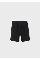 Mayoral Black Fleece Bermuda Tween