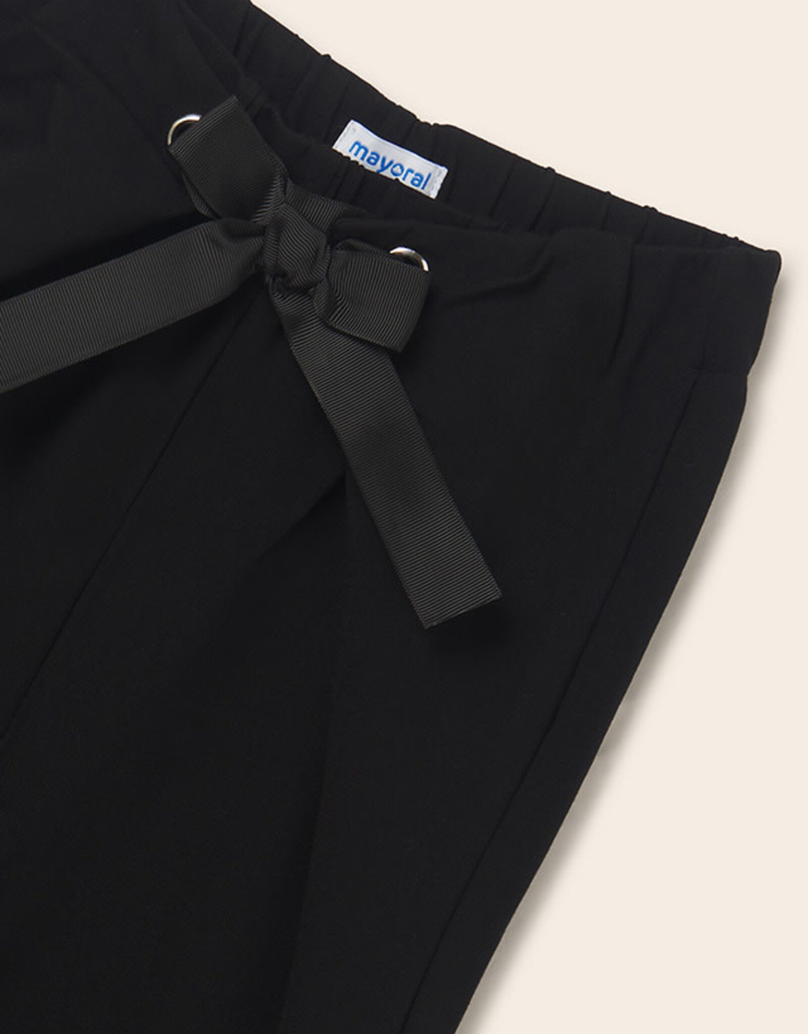 Mayoral Black Cropped Pants