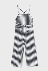 Mayoral Black Striped Jumpsuit