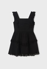 Mayoral Black Poplin Dress
