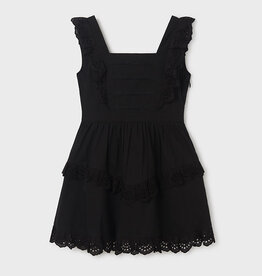 Mayoral Black Poplin Dress