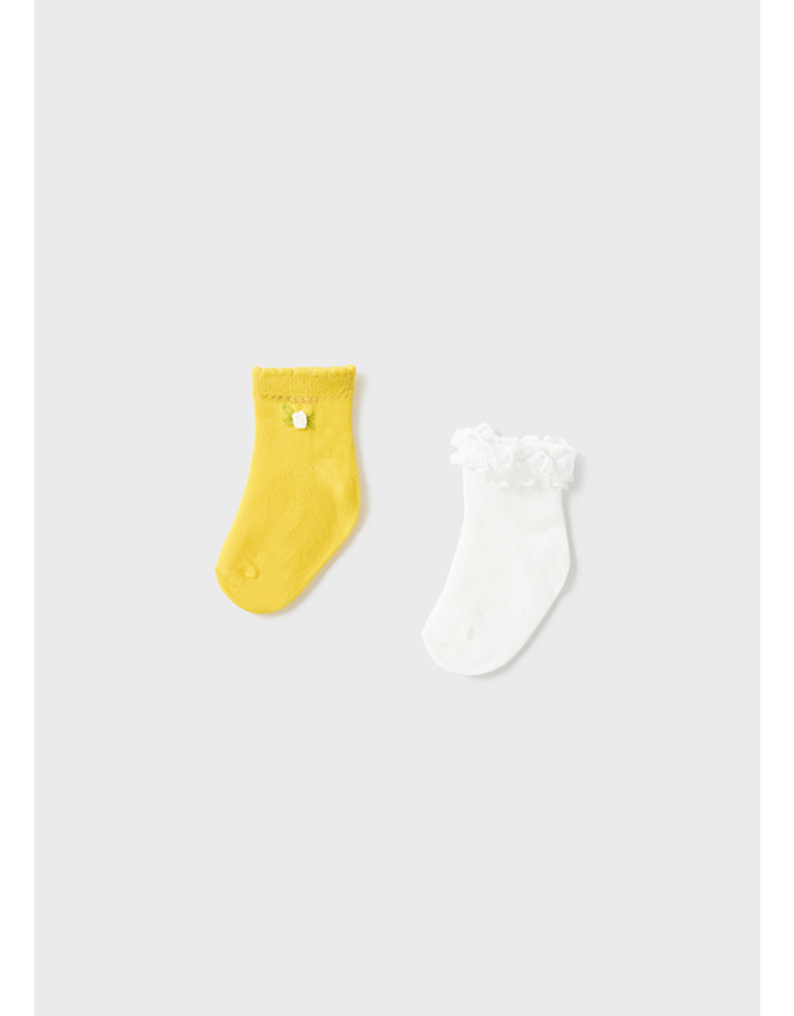 Mayoral Mimosa Lemon 2 Sock Set (Toddler)