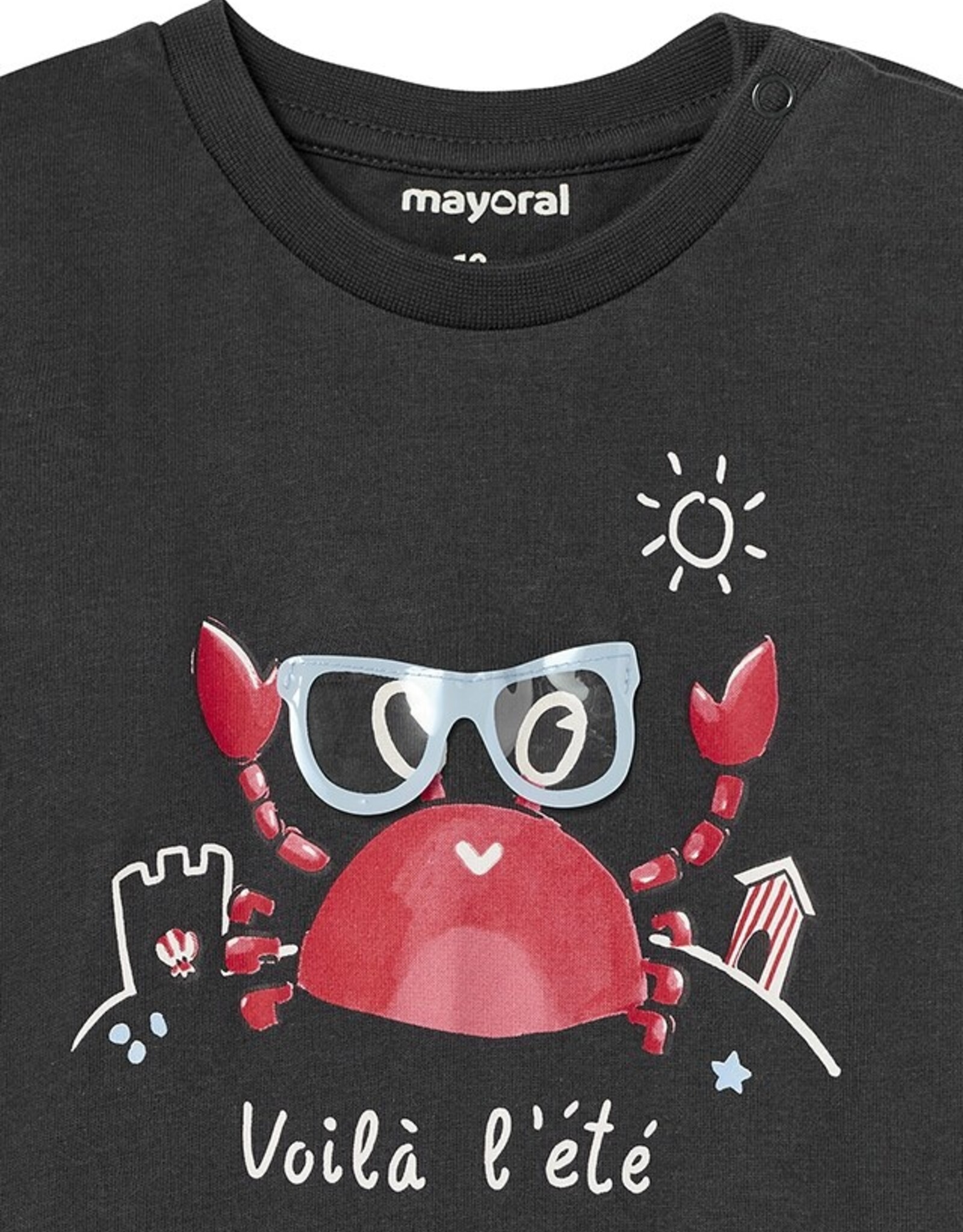 Mayoral Charcoal Lobster T-Shirt