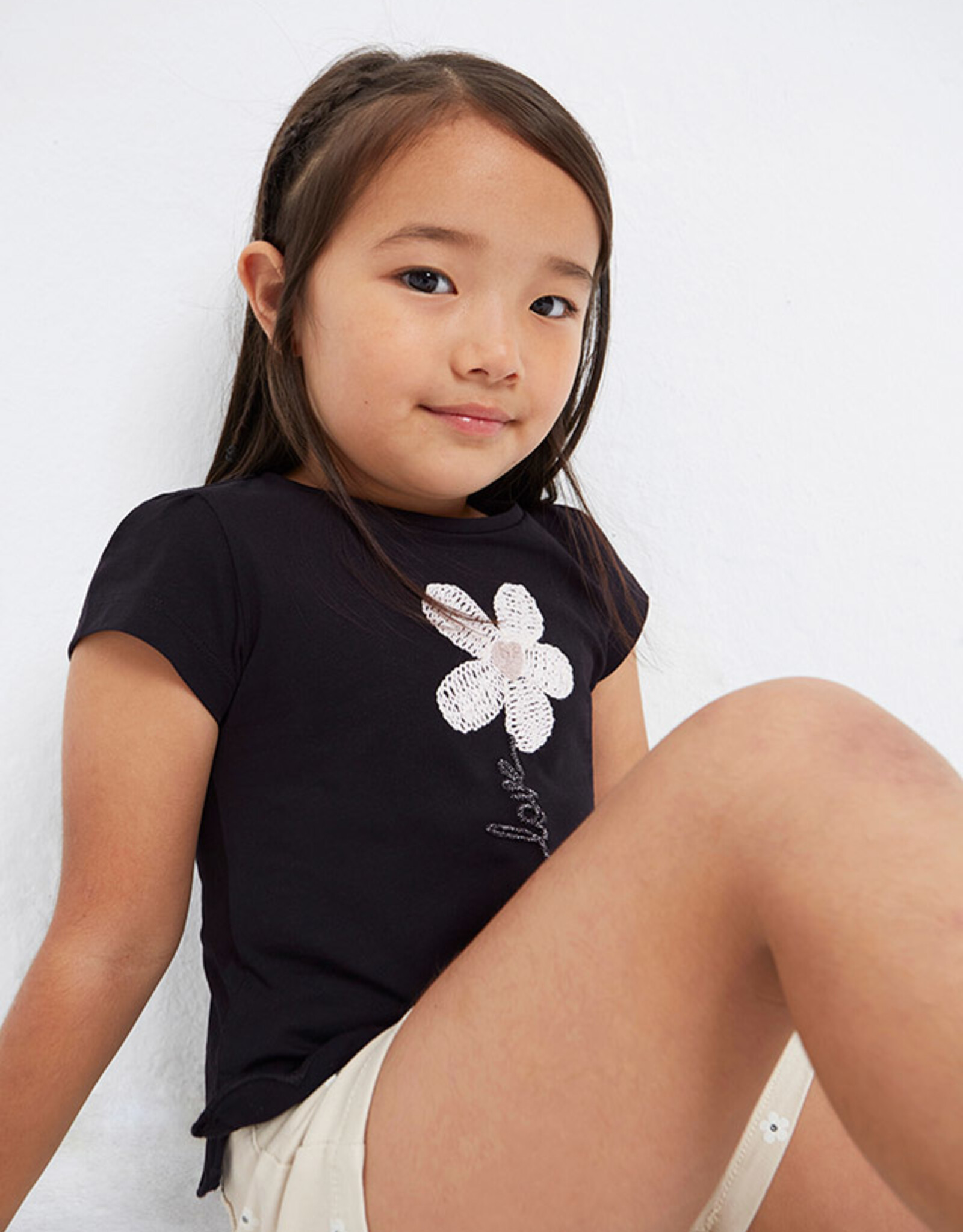 Mayoral Love Flower Shirt