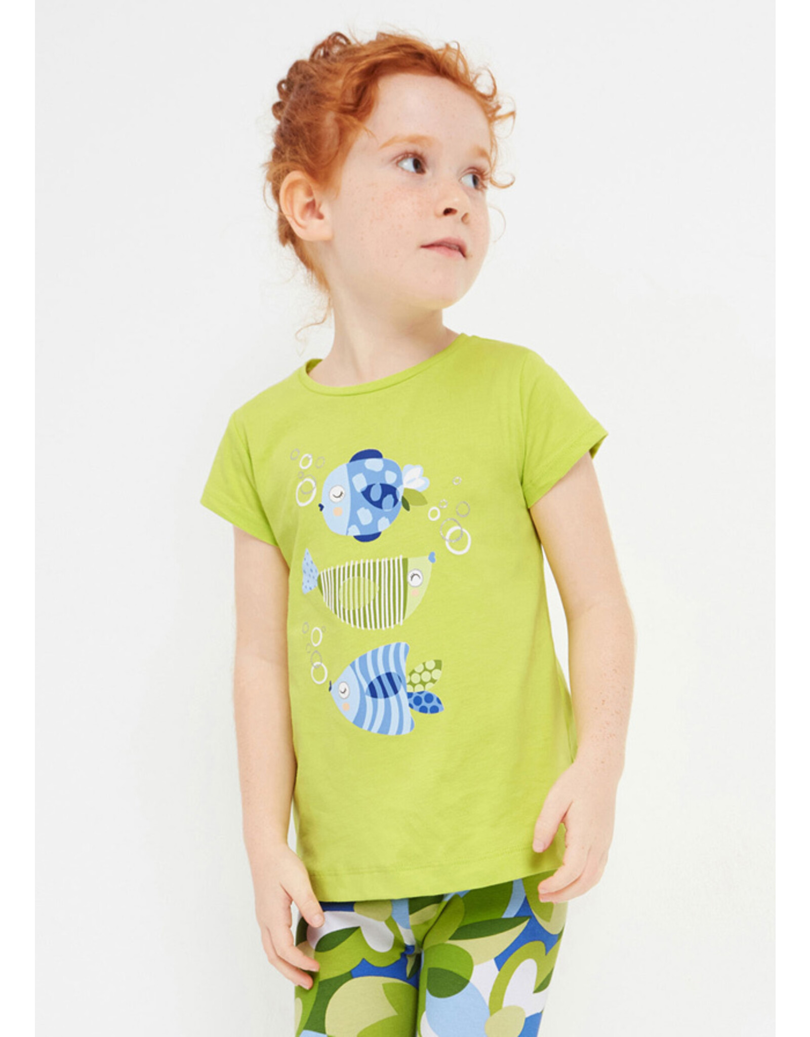 Mayoral Lime Fishy T-Shirt