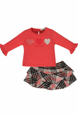 EMC Queen of Hearts Flannel Set w/Pant