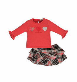 EMC Queen of Hearts Flannel Set w/Pant
