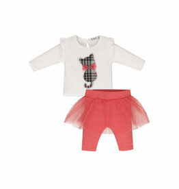 EMC White Tulle Kitty Set