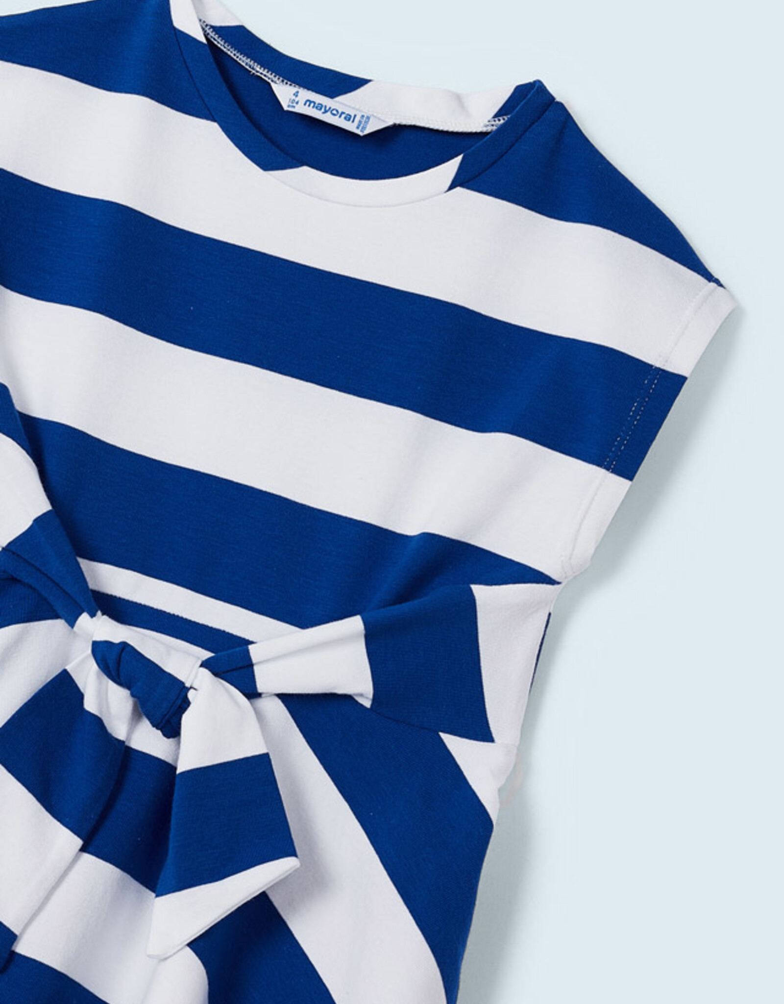 Mayoral Blue Stripes Dress