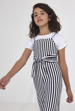 Mayoral Black Striped Jumpsuit