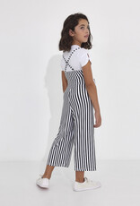 Mayoral Black Striped Jumpsuit