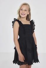 Mayoral Black Poplin Dress