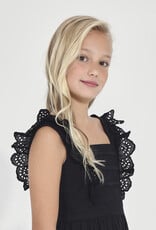 Mayoral Black Poplin Dress