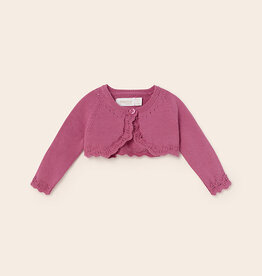 Mayoral Tulip Rose Baby Knit Cardigan