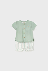 Mayoral Aqua Green Flat Short Set