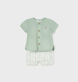 Mayoral Aqua Green Flat Short Set