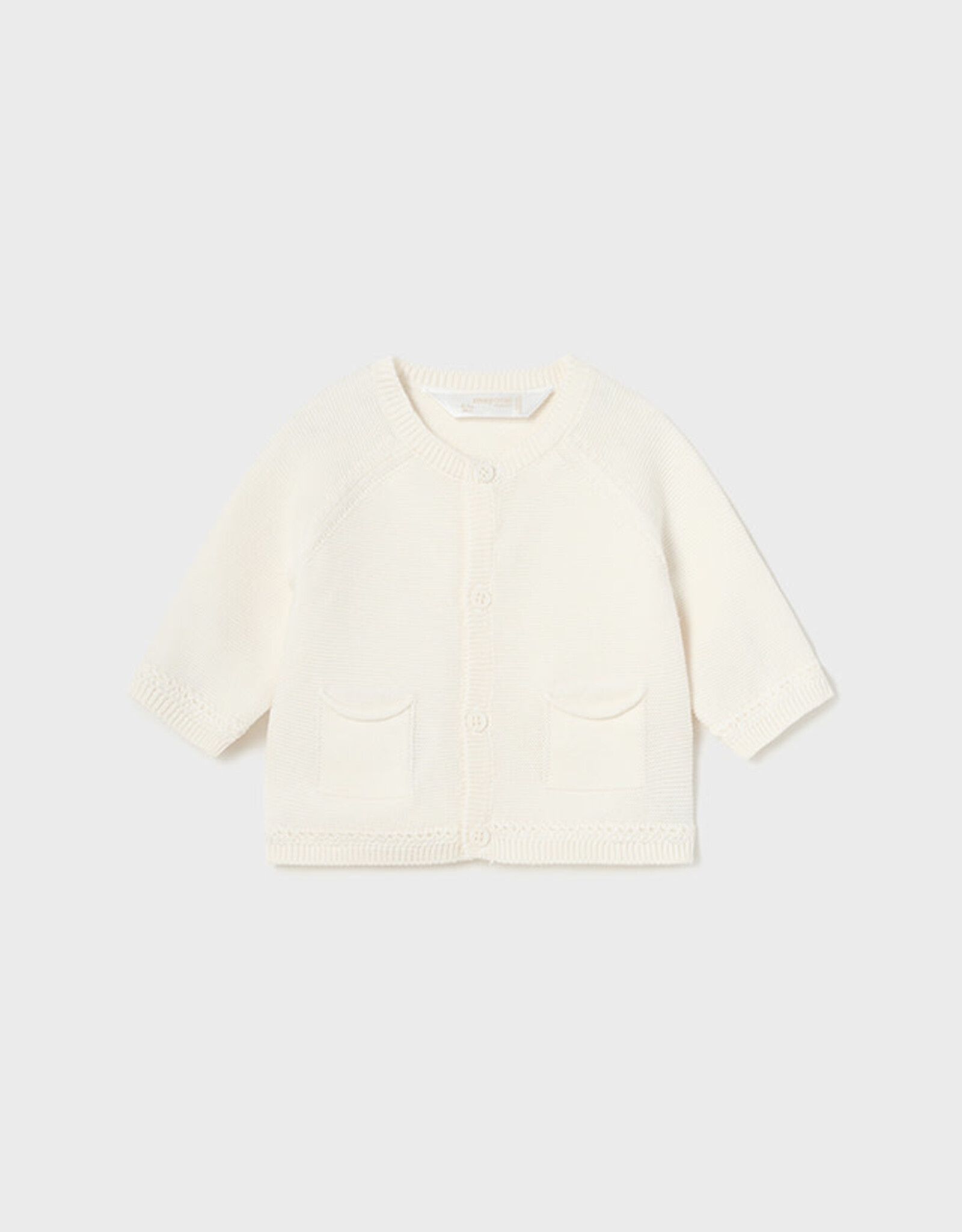 Mayoral Natural Baby Knit Cardigan Neutral
