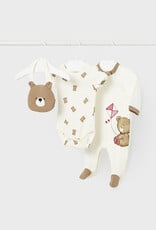 Mayoral Baby Bear Bodysuit Gift Set (3 pc)
