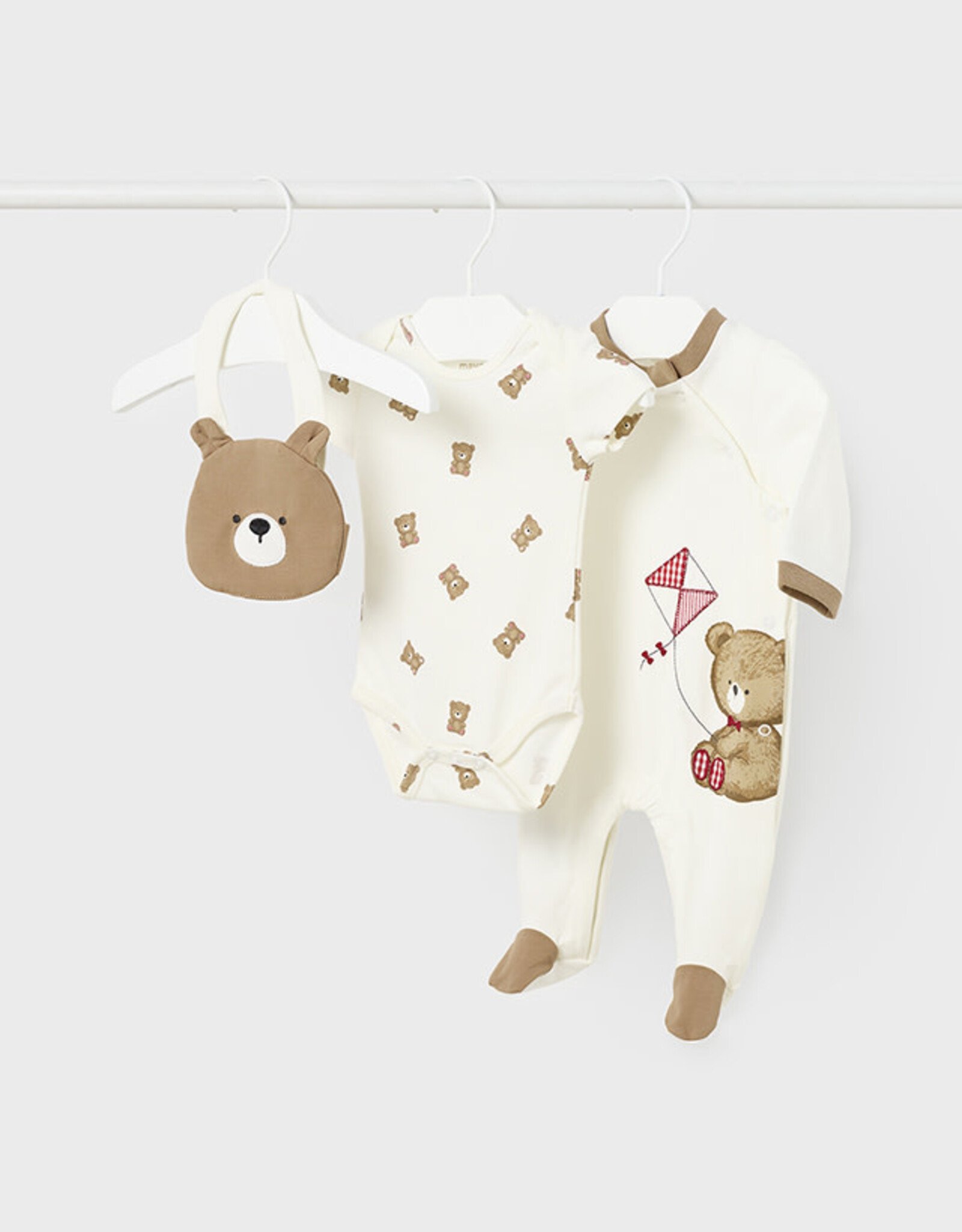 Mayoral Baby Bear Bodysuit Gift Set (3 pc)