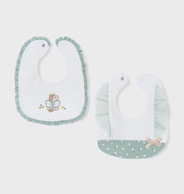 Mayoral Aqua Green 2 Bib Set