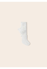 Mayoral White Baby Ruffles Tights
