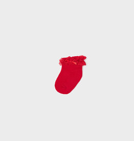 Mayoral Red Dressy Baby Girl Socks