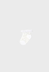 Mayoral White Baby Girl Socks