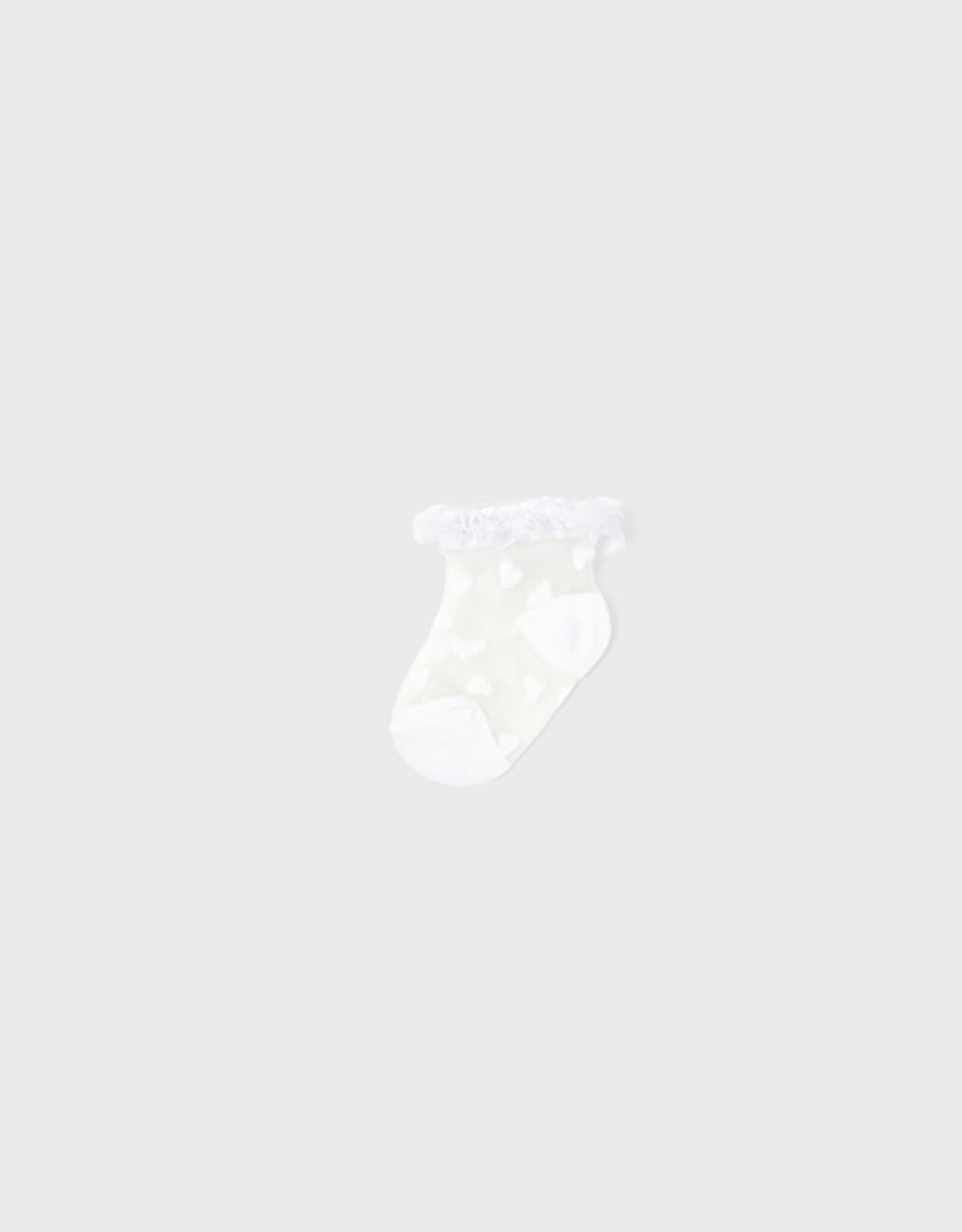 Mayoral White Baby Girl Socks